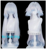[Styled Wig]Wuthering Waves Mornye Cosplay Women Hair Gradient Halloween Carnival Party Play Role Mornye Cosplay Wig Cap