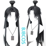 [Styled Wig]The husky and his white cat shizun Ta Xian Jun Ancient Style Versatile Patch COS Shaped Wig Set