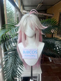[Styled Wig]‌Roco Kingdom Iris Cosplay Wig 85CM Mixed Pink Cosplay Halloween Game Cosplay Anime Role Playing Wig