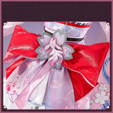 Evanescia Cosplay Costume Game Honkai Star Rail Lunar Blossoming New Skin Women White And Pink Skirt Full Set Halloween Party