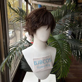 [Styled Wig]Jumin Han Cosplay Wig Game Anime Woman Man Dark Brown Short Hair For Halloween Party Heat Resistant Synthetic Wigs
