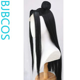 [Styled Wig]Patriarch of Magic Dao Wei Wuxian Blue Forgetting Machine Lace Front Wig bangs piece COS wig