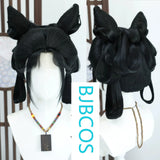 [Styled Wig]WHERE WINDS MEET Li Yuan Lace Front Wig  COS Corn Beard Hairy Girl Shaped Wig Set