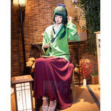 Anime Maomao Cosplay Costume The Apothecary Diaries Kimono Mao Mao Uniform Wig Outfits Halloween Carnival Party For Women