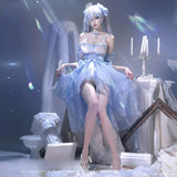GODDESS OF VICTORY: NIKKE Cinderella Crystal Princess Fashion Halloween Uniform Carnival Party Play Role Clothes