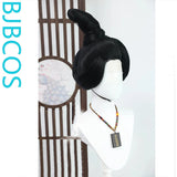 [Styled Wig]WHERE WINDS MEET Drunken Flower Yin Female Hanfu Cross Haired Tang Style COS Style Wig Set