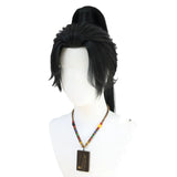 [Styled Wig]Xiao Yan's cosplay wig with high ponytail and antique style, versatile black Lace Front Wig shaped wig cover