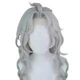 [Styled Wig]I dentity V Joseph, the lord of the undead, silver white Lace Front Wig curly hair COS wig cover