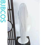 [Styled Wig]Ashes of the Kingdom‌ Silver white Lace Front Wig COS Ganji wig cover