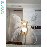 Versatile Wings Cosplay Prop Women Man Pearl Cotton Lolita Versatile Angel Devil White Wings Cosplay Halloween Carnival Party