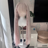 [Styled] Sparxie Cosplay Wig Honkai Star Rail Light Pink Long Hair Masked Fools Game Role Play Props Halloween Party Women Girls