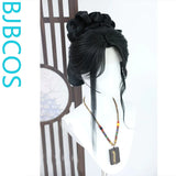 [Styled Wig]WHERE WINDS MEET Han Auntie's COS Hairy Girl Style Wig Set with Lace Front Wig