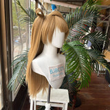 [Styled Wig]Kotori Minami Cosplay Wig Anime Love Live Women Man Long Flaxen‌ Hair Halloween Party Resistant Synthetic Wigs