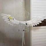 Misono Mika Prop Cosplay Costume White Wings With Patterns Pearl Cotton For Halloween Carnival Fancy Party Decoration