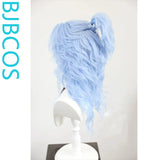 [Styled Wig]Additional Inheritance‌ Wen Xiaohui Lace Front Wig sky blue wolf tail NPC universal styling wig cover