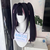 [Styled] Anime Cosmic Princess Kaguya! Noi Komazawa Cosplay Wig 50 cm Purple Pink Mixed Ponytail Hair Heat Resistant Synthetic