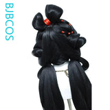 [Styled Wig]Sword Three Braised Jianghu Lolita Fake Lace Front Wig COS Style Wig Set