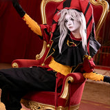 【In Stock】Pierrot Cosplay Costume Game The Freak Circus Women Men Red Yellow Full Set Costumes Halloween Carnival Horror Clown