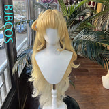 [Styled] Phoebe Wig Game Wuthering Waves WuwWa Phoebe Cosplay Wig Long Hair Yellow Gold Hair