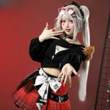 【In Stock】Sparxie Cosplay Costume Game Honkai: Star Rail HSR Full Set Red And Black Skirt Halloween Role Play Dress AniMuse