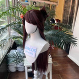 [Styled Wig]‌Beidou Wig Game Genshin Impact Cosplay Halloween Beidou Cosplay Wig Women Long Hair Beidou Cosplay Hair