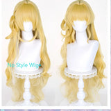 [Styled] Phoebe Wig Game Wuthering Waves WuwWa Phoebe Cosplay Wig Long Hair Yellow Gold Hair
