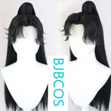 [Styled Wig]Mo Ran Xiao Ce'an Ancient Style Hanfu Youth Lang Lace Front Wig COS Wig Set Universal Full Tie Ponytail
