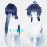 [Styled Wig]Kyryll Chudomirovich Flins Cosplay Wig Game Genshin Impact Periwig 85CM Props Two-Color Gradient Long Hair Halloween