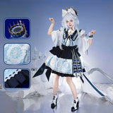 Arknights: Endfield Rosmontis Cosplay Women's Anime Dress Halloween Uniform Carnival Party Play Role Clothes