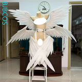 Versatile Six White Wings Cosplay Costume Women Men Pearl Cotton Six Wings Cosplay For Halloween Carnival Fancy Party Prop