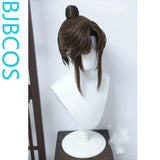 [Styled Wig]Ashes of the Kingdom‌ Mixed brown Lace Front Wig COS Guangling King wig set with ancient style