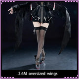Ramiel Cosplay Prop Shining Black Wings Prop Game Zenless Zone Zero ZZZ Remielle Dan Halloween Role Play Anime Outfit For Women