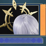 Sunday Cosplay Props Game Honkai:Star Rail HSR Sunday Headwear Cosplay Prop Role Play Gold And Halloween Party Silver Accessory