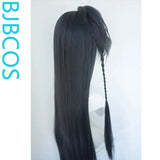 [Styled Wig]Ashes of the Kingdom‌ Blue black Lace Front Wig COS Fu Rong emits hibiscus wig set