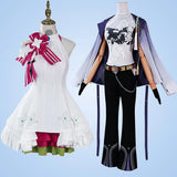 【In Stock】Carlotta Montelli Zani Cosplay Costume Wuthering Waves Women Dress Full Set Clothes Role Play Clothing Halloween