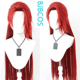 [Styled Wig]Wang Lin‌ Cosplay Lace Front Wig Anime Women Man Long Red NPC Universal Hair Shaped Halloween Party Ancient Style