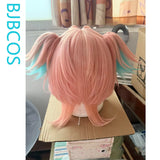 [Styled Wig]Linnea‌‌ Cosplay Wig Game Genshin Impact For Women 50CM Mixed Pink Color Hair Anime Heat Resistant Synthetic Wigs