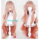 [Styled Wig]‌‌Haruka Cosplay Wig Game Arknights: Endfield Women Mixed Pink Long 100CM Hair For Halloween Carnival Play Role