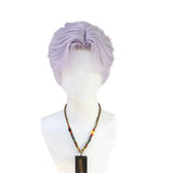 [Styled Wig]Daily male COS versatile short hair set, light purple Japanese and Korean teenage wig set