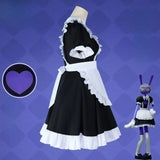 Jax Maid Cosplay Costume Anime Women Maidservant Adult Anime Uniform Digital Circus Role Play Halloween Party Outfit XS-3XL