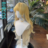 [Styled] Phoebe Wig Game Wuthering Waves WuwWa Phoebe Cosplay Wig Long Hair Yellow Gold Hair