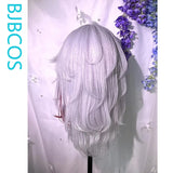 [Styled Wig]Zani Cosplay Wig Game Wuthering Waves Women Long White Mixed Red 48CM Hair Synthetic Wig For Anime Halloween Party
