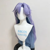 [Styled] Wuthering Waves Cantarella Cosplay Wig 90cm Long Purple Blue Mixed Wig Cosplay Anime Cosplay Wigs