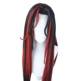 [Styled Wig]Ashes of the Kingdom‌ Zhangjiao red and black color matching COS wig set with Lace Front Wig