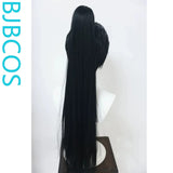 [Styled Wig]Ashes of the Kingdom‌ Shiyi Princess Black Lace Front Wig Short Hair Imitation Full Tie High Ponytail COS Wig Set
