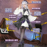 Zenless Zone Zero Vivian cosplay, anti tongued bird vampire, gothic dress Halloween Uniform Carnival Party Play Role Clothes