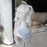 [Styled] Wuthering Waves LINGYANG Cosplay Wig Unisex 90cm Long Hair Warm Silver White Wig Cosplay Anime Cosplay Wigs