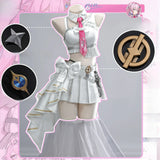 Denia Cosplay Costume Game Wuthering Waves Anime Denia Birthday White Dress Full Set Halloween Cosplays Game Dress Female S-2XL