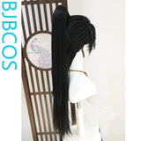 [Styled Wig]Xiao Yan's cosplay wig with high ponytail and antique style, versatile black Lace Front Wig shaped wig cover