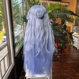 [Styled Wig]Robin Cosplay Wig Game Honkai: Star Rail HSR Women Long 96CM Blue Gradient Wig Heat Resistant Synthetic Wigs ‌